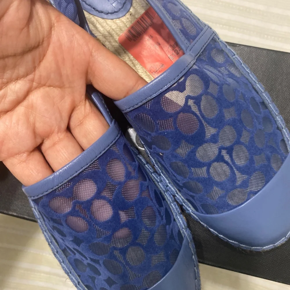 Coach "Cleo" Espadrille shoes - Picture 3 of 5